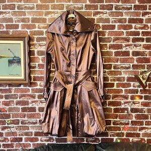 Gilani Iridescent Bubble Hem Jacket